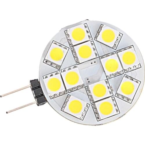 New 3X G4 12 SMD 5050 LED Warm White RC Marine Light Camper Spotlight Bulbs Lamp 2W