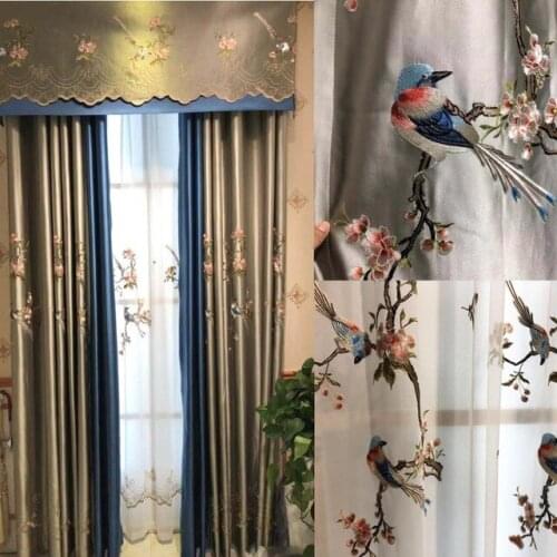 Windows Screens Sheer Panels Curtains For Living Room Modern Bedroom Balcony Custom Embroidery curtain