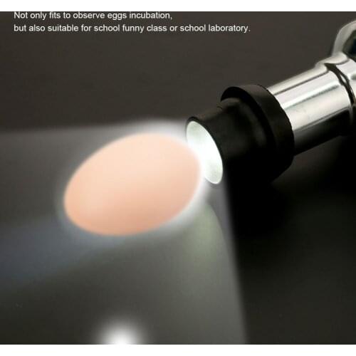 Rechargeable LED Candler Egg Tester Light Dedicated Eggtester Incubator Equipment EU Plug 220V