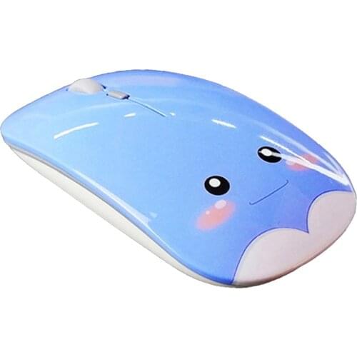 Portable ABS 800/1200/1600 DPI Bluetooth 5.0 Wireless Stable Movement Cute Animal Pattern Girl Lovely Mouse Computer Accessory