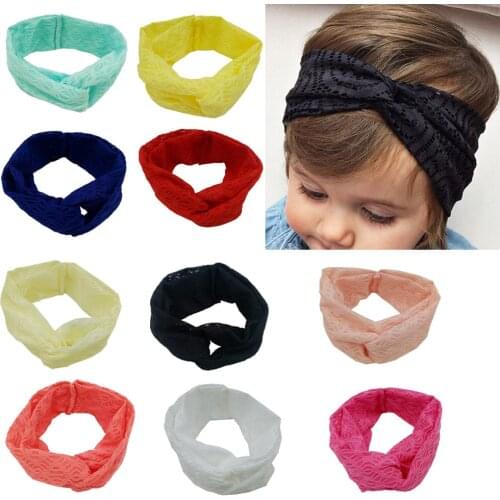 Cute Baby Girl Headbands Knitted Newborn Baby Bows Hearband Turban Infant Head Bands Hairbands For Kids Girl ACC213