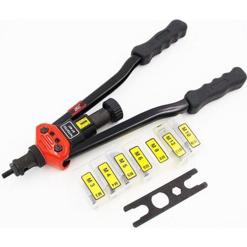 Hand Riveting Nut Gun M3-M12 Strong Type Pull Rivet Nut Riveting Gun Double Riveting Gun BT607