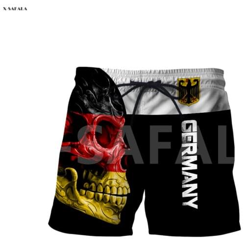 Germany Butterfly Aboriginal Haida Art 3D Printed Man Women Shorts Street Wear Elastic Waist Summer Beach Drawstring