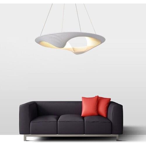 Nordic pendant lights restaurant living room bedroom shell aluminum LED lamp postmodern personality creative designer lamp LO838