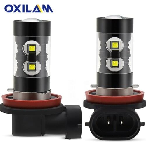 OXILAM 2x Canbus H9 H8 H11 LED Fog Light Bulb DRL Lamp for Mercedes Benz W203 W211 W204 W210 CLA W212 W202 W205 W176 W124 AMG