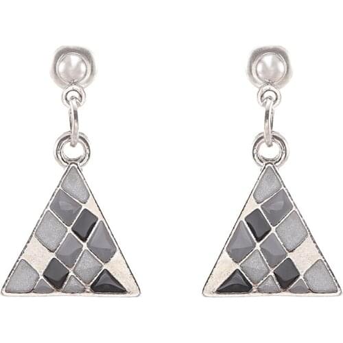 Triangle Earrings For Women Luxury Zircon Circle Earring Fashion Earings Jewelry Pendientes 2021 Pendientes Kolczyki