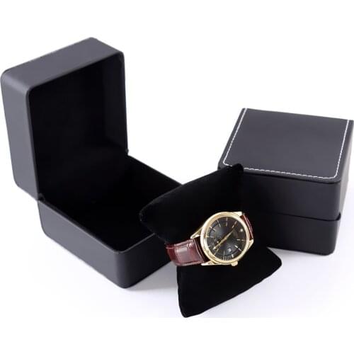 2PCS PU Leather Watch Storage Box Organizer Mechanical Mens Watch Display Holder Cases Jewelry Gift Boxes