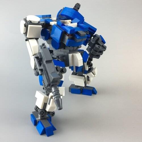 410Pcs STEM MOC Chimera Single Mecha Model Small Particle Building Blocks Educational Toy Set for DIY Toy