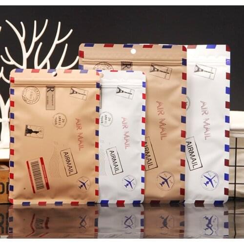 500Pcs 14*20.5cm/17*24.5cm Aluminum Foil Reclosable Bag Underwear Underpants Storage Mylar Foil Packaging Bag