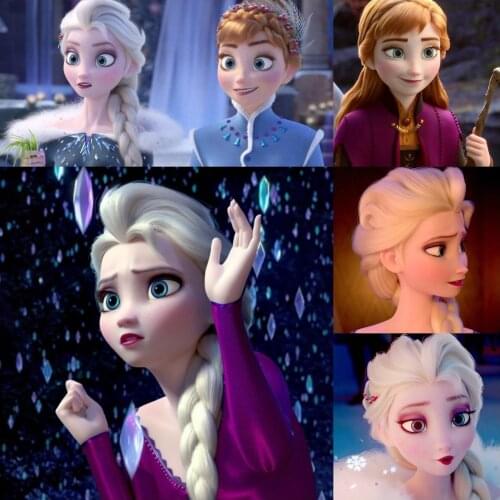 5D DIY Diamond Painting Disney Frozen Cross Stitch Kits Full Drill Square Round Diamond Embroidery Mosaic Home Decor Anna Anza