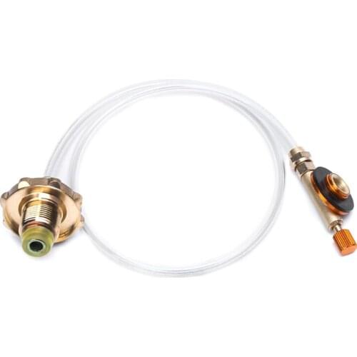 Outdoor Camping Propane Refill Adapter Gas Flat Cylinder Tank Coupler Adapter E56D