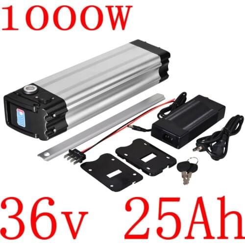 36V 20Ah Electric Bike Battery 500W 1000W 36V 10Ah 12Ah 13Ah 15Ah 18Ah 20Ah 25Ah Lithium Battery+2A Charger Bottom Discharge
