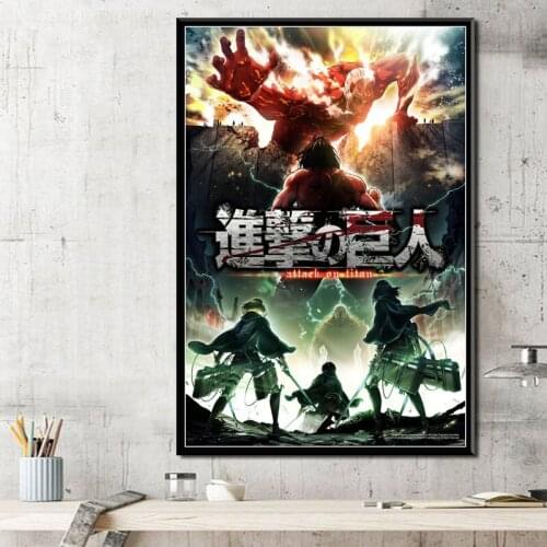 Anime Attack on Titan 5D Full Square Round Diamond Painting Diamond Embroidery Cross Stitch Kits Diamond Mosaic Home Decor Gift