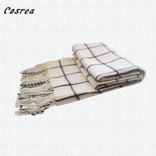 Anime Fairy Tail Scarf Women Men Winter Black White Etherious Natsu Dragneel Long Scarf Tail Fairy Neckwear Cosplay Costume