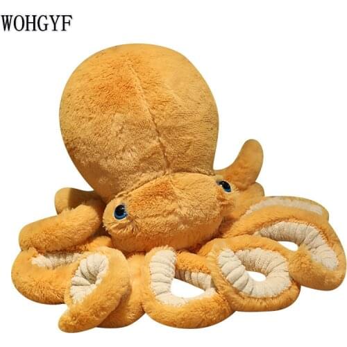 30-90cm Big Kawaii Octopus Plush Toys Soft Animal Octopus Pillow Stuffed Toy Dolls Children Boys and Girls Birthday Gifts Decor