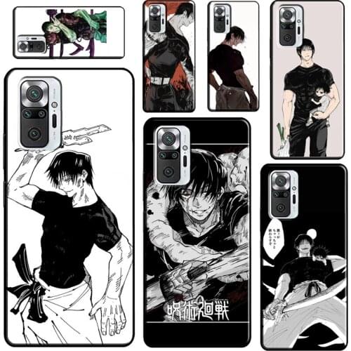Toji Fushiguro Jujutsu Kaisen For Xiaomi Redmi Note 9 Pro 8 9S 8T Note 10 Pro Phone Case For Redmi 9T 9A 9C 7A 8A Cover