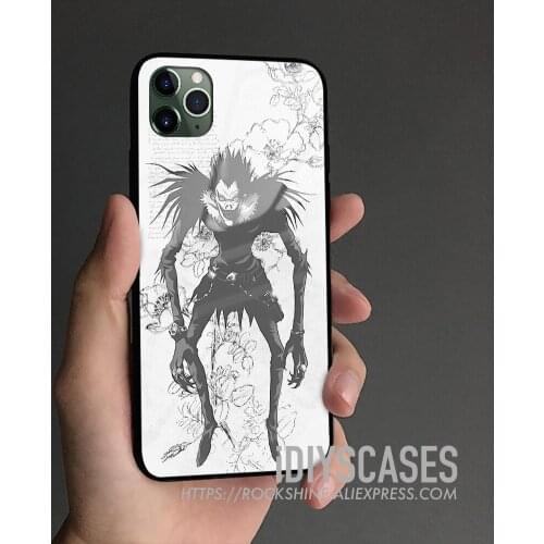 Ryuk Death Note Anime Glass Soft Silicone Phone Case FOR IPhone SE 6s 7 8 Plus X XR XS 11 12 Mini Pro Max Sumsung Cover Shell