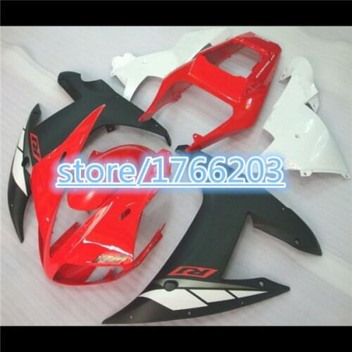 Red+Black ABS plastic fairing for YZF R1 02-03 2002 2003 YZF-R1 02 03 YZFR1 2002-2003 BBF
