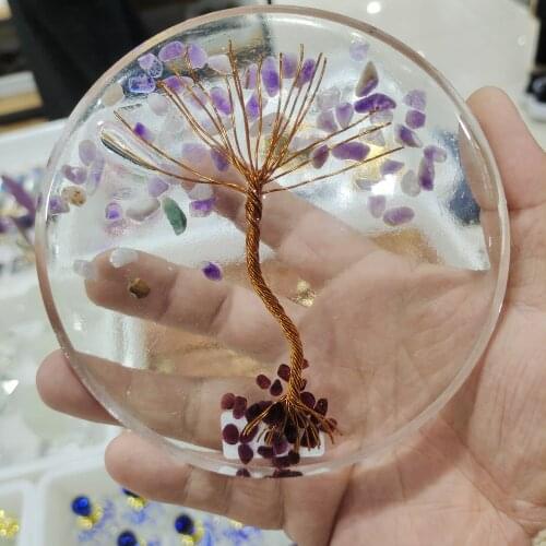 Creative Resin Pine Coasters Heat-resistant Placemats Drink Mat Tea Coffee Cup Pad Waterproof Non-slip Table Decor Tableware Pad