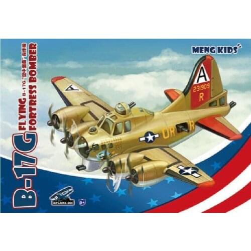 MENG mPLANE-001 FLYING B-17G FORTRESS BOMBER [Q Edition] For Kids Cute