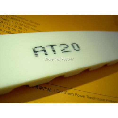 Wholesale 10Meters AT20 open timing belt AT20-100 width 100mm polyurethane with steel core Metric trapezoidal AT20 belt pulley