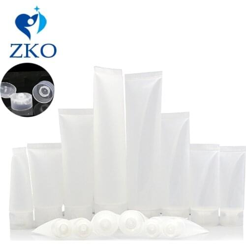 1pcs 10ml/15ml/20ml/30ml/50ml/100ml Empty Soft Lip Gloss Tubes with Screw Cap, Toothpaste Tube(DIY Cosmetic) Free Shipping