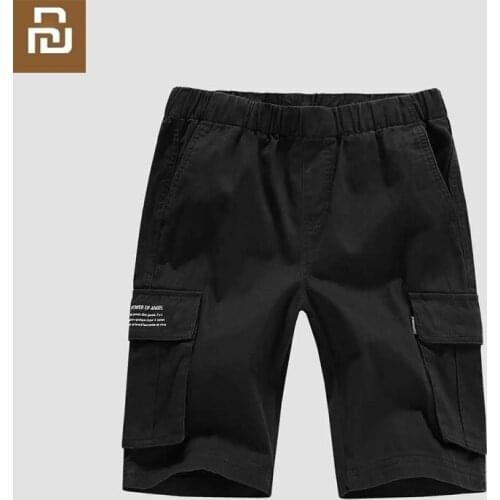 Youpin Men Summer Casual Mulit-Pocket Shorts Men Joggers Shorts Trousers Men Breathable Comfort
