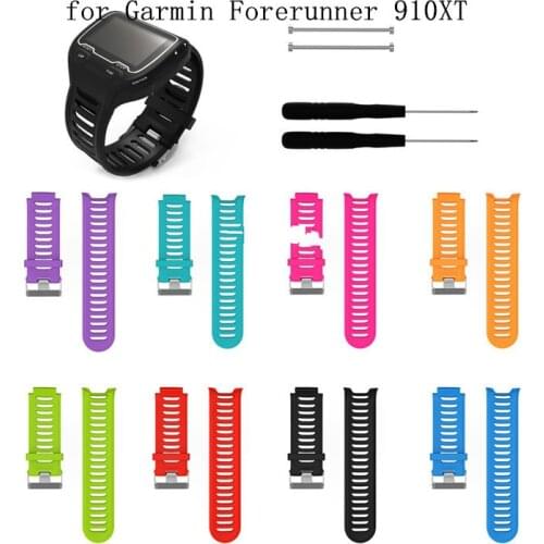 Silicone Wristband Watch Strap for Garmin Forerunner 910XT GPS 920XT Watchband Running Swim Cycle Training Sports Watch band