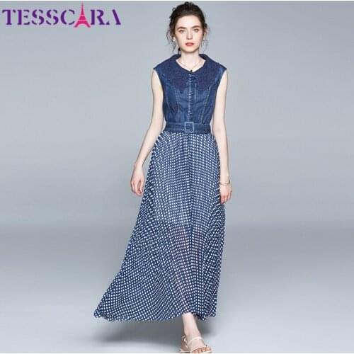 Fashion Denim Dresses TESSCARA China