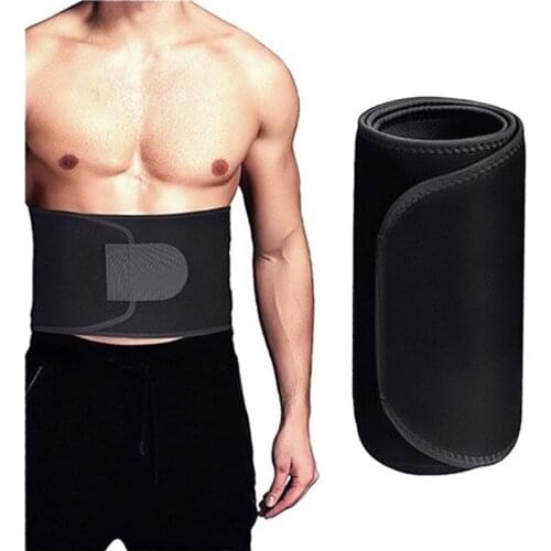 Women Men Waist Trimmer Trainer Back Brace Support Belly Sweat Belt Band Stomach Wraps Neoprene For Gym Fitness Sport Slimming