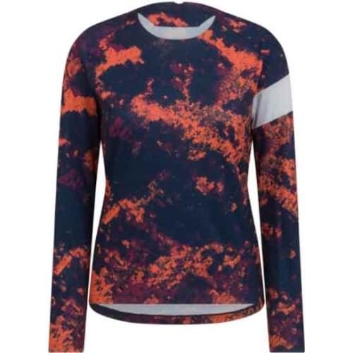 Female sweatshirt 3/4 jersey purple cycling jersey Cycling shirt cyclist jersey Motocross clothing moto t-shirt