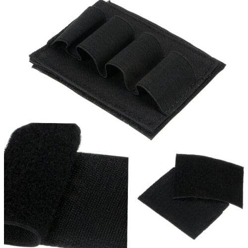 Bullet Pouch Hunting Pouch Hunting Stick Shotgun Shell Ammo Carry Holder 4 Shells Reload Strip 1pc