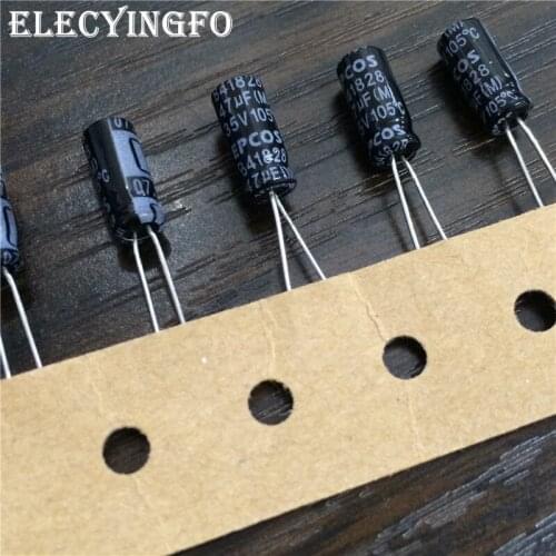 10pcs 47uF 35V47UF EPCOS B41828 Series 5x11mm 35V47uF Aluminum Electrolytic capacitor