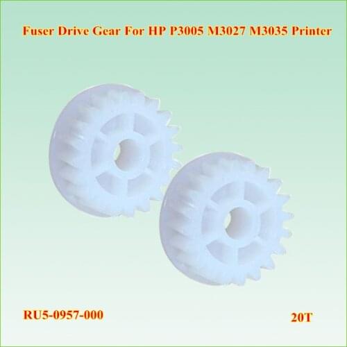10pcs NEW Compatible RU5-0957-000 20T Fuser Drive Gear For HP 3005 P3005 P3015 M3027 M3035 Printer Parts