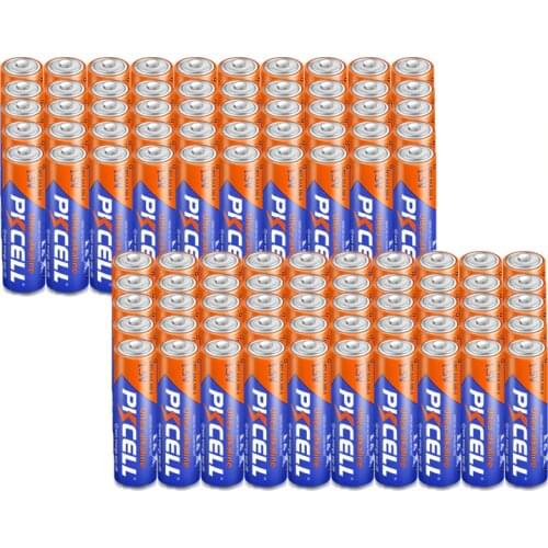 100 X PKCELL LR03 1.5V AAA 1.5Volt E92 AM4 MN2400 MX2400 AAA Battery 3A Alkaline Bateria for For Remote Control Toy Dry Battery