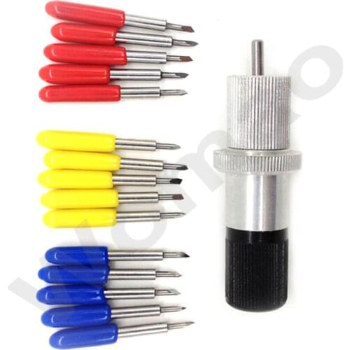 15pcs 30/45/60 degrees vinyl cutter plotter ROLAND blades + ROLAND Blade holder