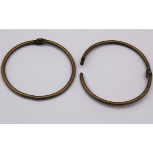 Yage 2PCS Diy Key Chain,Alloy Bronze plated jewelry Findings key rings