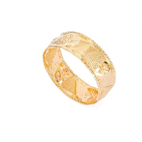 2021 Apr Algerian traditional bangle gold bracelet Moroccan women wedding charm gold bracelet
