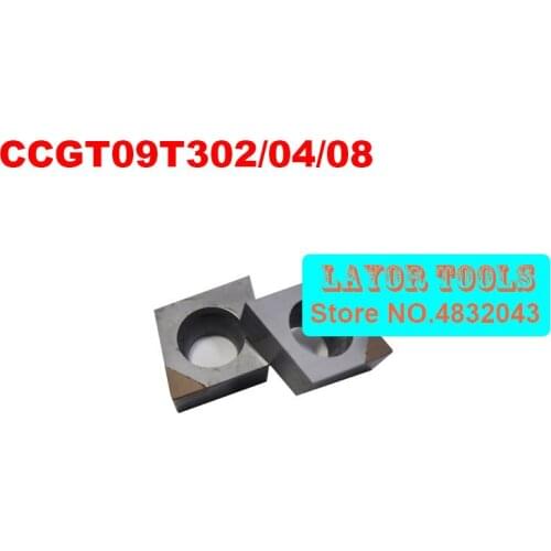 Free shipping 2PCS CCGT09T302/CCGT09T304/CCGT09T308 CBN Inserts , CNC CBN Diamond insert For Lathe Tools Inserts For SCLCR
