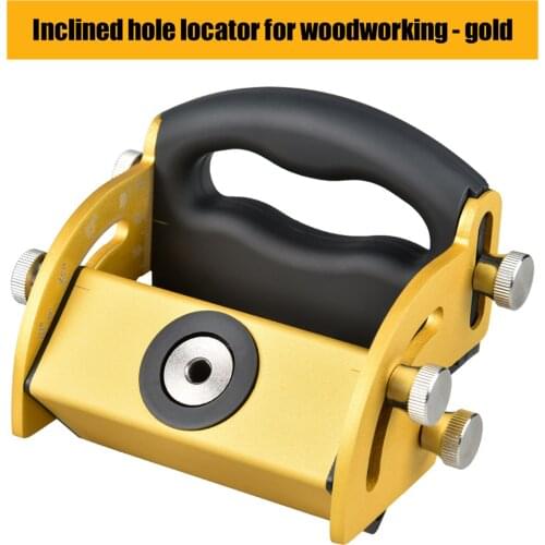 Woodworking Oblique Hole Locator Pratical Aluminium Alloy Drilling Positioner Drill Guide Tool
