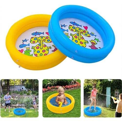 Play Ball Pool Baby swimming Pool Child Summer kid Water Toys inflatable Bath Tub Round lovely animal printed bottom 65cm