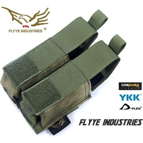 FLYYE FY-PH-P008 Double Magazine 9MM Pistol Magazine Bag Lined With Tactical Vest Protective Sleeve Attached The Package Pliers