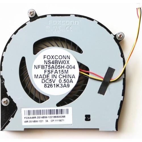 New FOXCONN NS4BW0X NFB75A05H-004 Cpu Cooling Fan Cpu Cooler Positivo Stilo XC7660 Cpu Cooling Fan