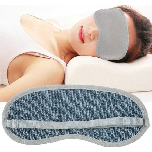 Infrared Magnet Anion Fatigue Relieve Eye Massager Eyeshade Sleep Mask For Traveling Shading No Side Effects Gray Average Size