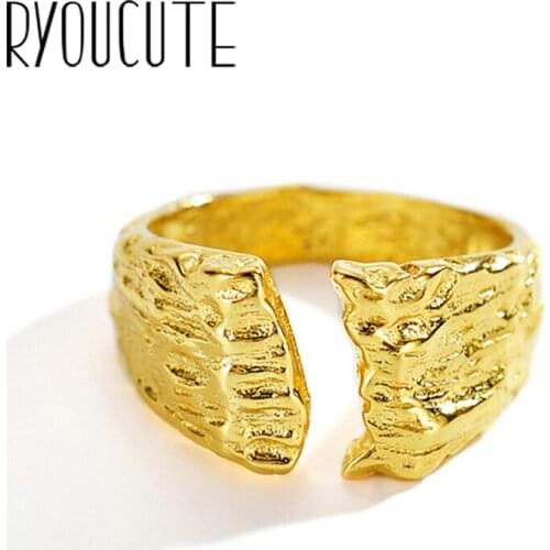 New Gothic Men Open Adjustable Size Wings Rings for Women Wedding Ring Jewelry Valentines Day GIFT 2021