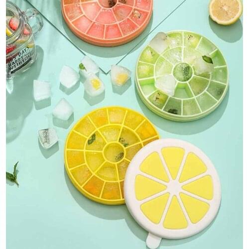 NHBR Silica Gel Ice Box Homemade Complementary Food Ice Domestic Small Quick Freezer Refrigerator Ice Mold with Cover