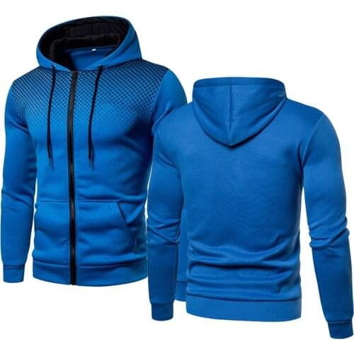 Spring Autumn Fashion Trend Mens jackets blank Printing Casual Mens casual wear Dots High Quality Cotton Mens Zip Jacket