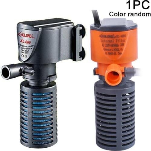 Mini Goldfish Tank Filter Micro Aquarium Water Purification Built-in Filtration And Aeration Pump Three-in-one Submersible Pump
