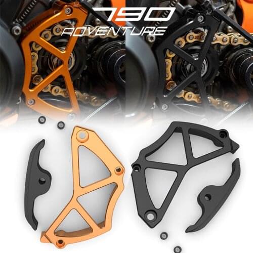 Motorcycle Accessories Front Sprocket Cover Protector Chain Guard Cover FOR 790 ADVENTURE R S 890 ADVENTURE /R/S 2019-2021 2020