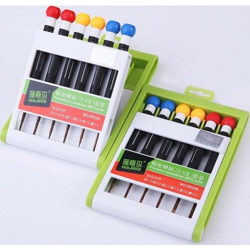 6 In 1 Precision Screwdriver Set Multi-function Phillips and Torx Screwdrivers Hand Tool Set for Laptop Computer Repair Tools